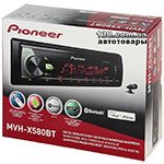 Медиа-ресивер Pioneer MVH-X580BT с Bluetooth
