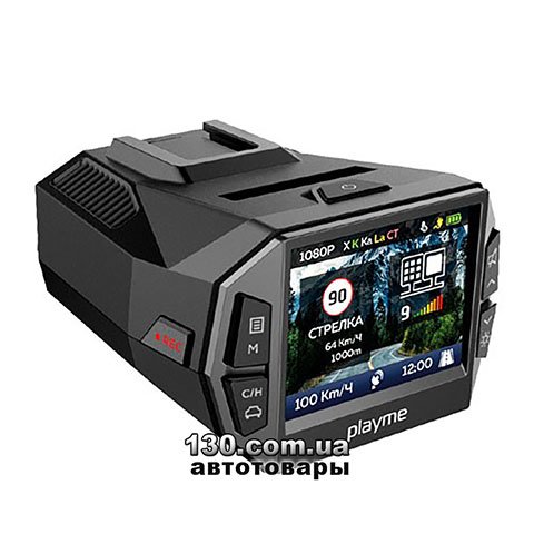 Playme P600SG — автомобильный видеорегистратор с радар-детектором, GPS и дисплеем