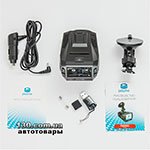 Автомобильный видеорегистратор Playme P600SG с радар-детектором, GPS и дисплеем