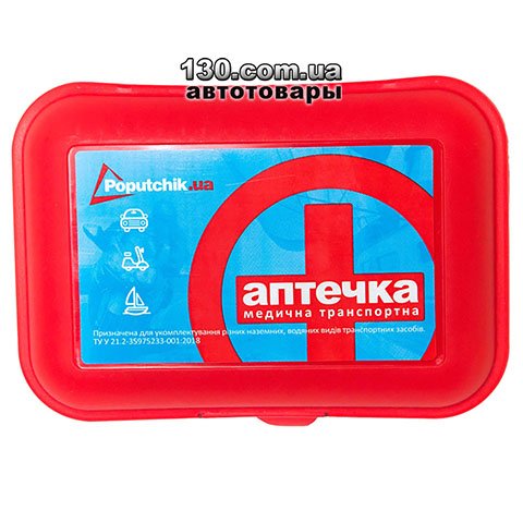 Автомобільна аптечка Poputchik 02-003-П