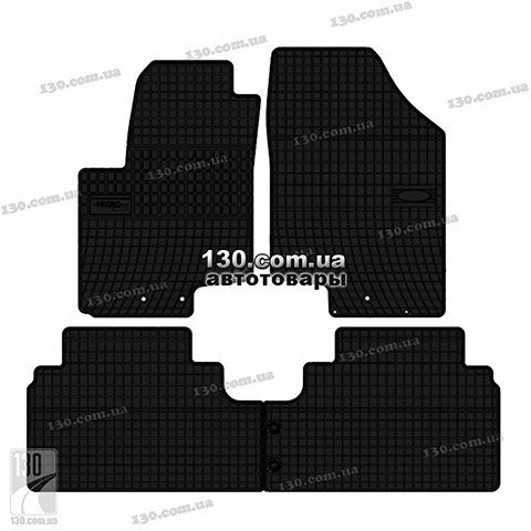 Rubber floor mats Elegant 200 420 for Hyundai ix20, Kia Venga