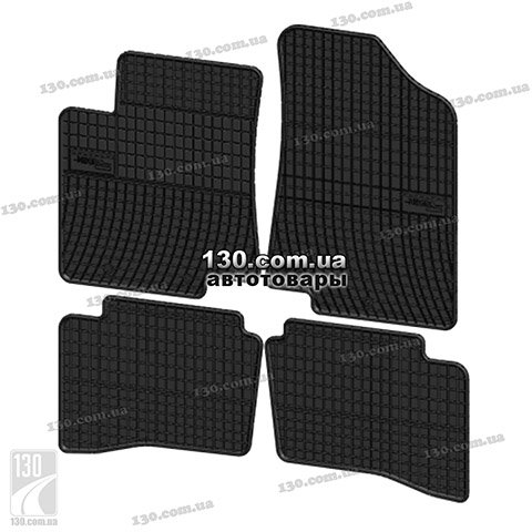 Rubber floor mats Elegant 200 427 for Kia Rio III