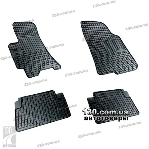 Rubber floor mats Elegant EL 200 704 for Daewoo Lanos (T100, T150) 1997 – 2002