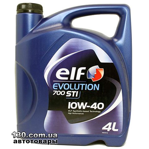 Semi-synthetic motor oil ELF Evolution 700 STI 10W-40 — 4 l
