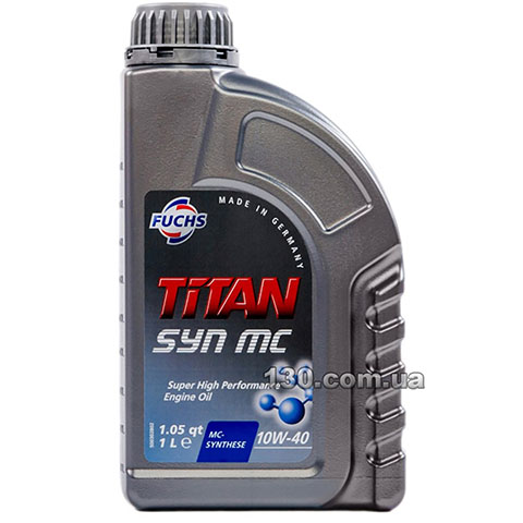 Моторне мастило напівсинтетичне Fuchs Titan SYN MC 10W-40 — 1 л