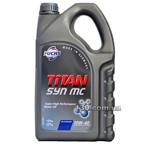 Моторное масло полусинтетическое Fuchs Titan SYN MC 10W-40 — 5 л