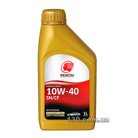 Semi-synthetic motor oil Idemitsu SAE 10W-40 — 1 l