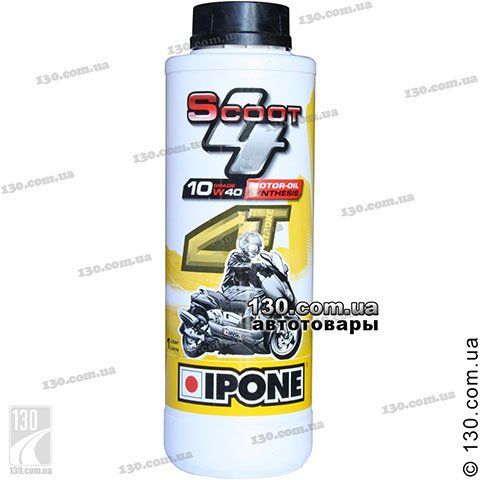 Ipone Scoot 4 10W-40 — моторное масло полусинтетическое — 1 л для 4-тактных скутеров