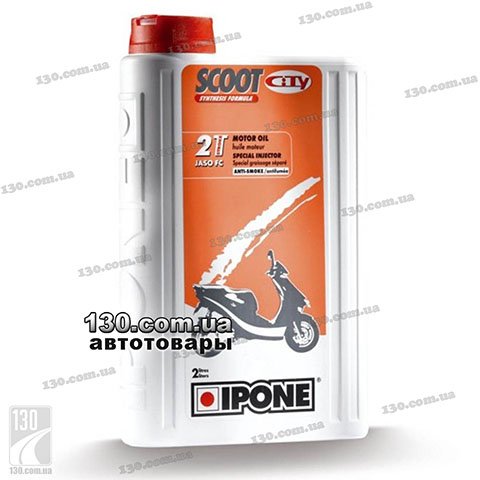 Ipone Scoot City — semi-synthetic motor oil — 2 L for 2-stroke motor scooters