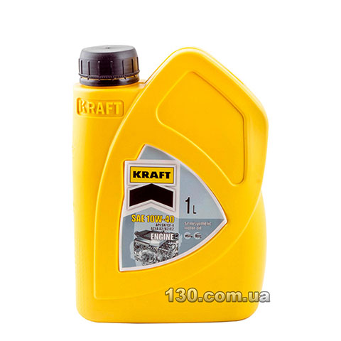 Kraft Engine SAE 10W-40 — моторное масло полусинтетическое — 1 л