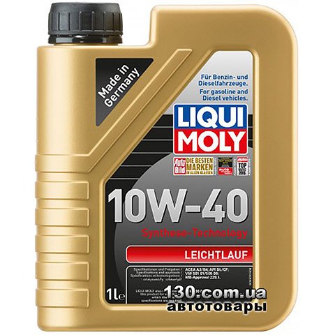 Моторное масло полусинтетическое Liqui Moly Leichtlauf 10W-40 — 1 л