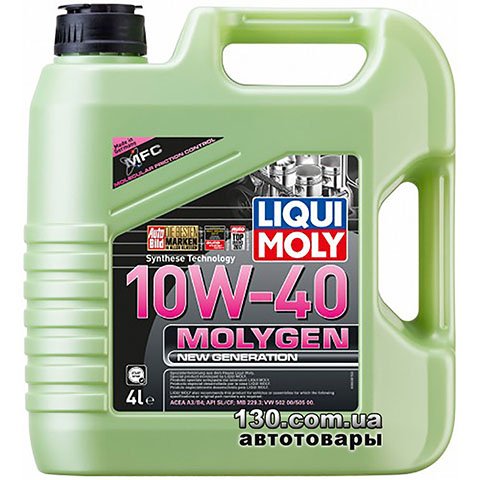 Моторне мастило напівсинтетичне Liqui Moly Molygen New Generation 10W-40 — 4 л