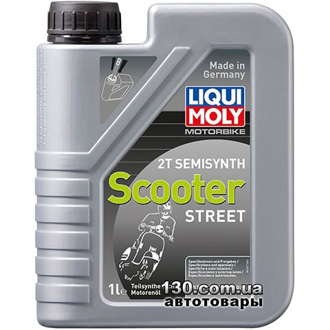 Моторное масло полусинтетическое Liqui Moly Motorbike 2T SEMISynth Scooter Street — 1 л
