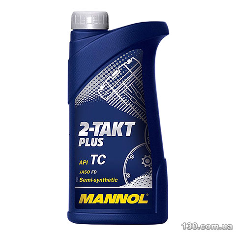 Моторне мастило напівсинтетичне Mannol 2Takt Plus TC — 1 л