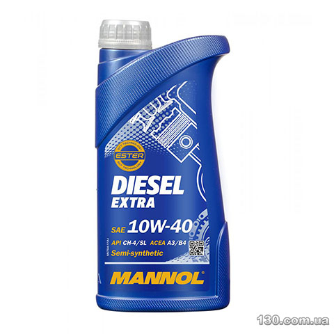 Mannol Diesel Extra 10W-40 CH-4/SL — моторное масло полусинтетическое — 1 л