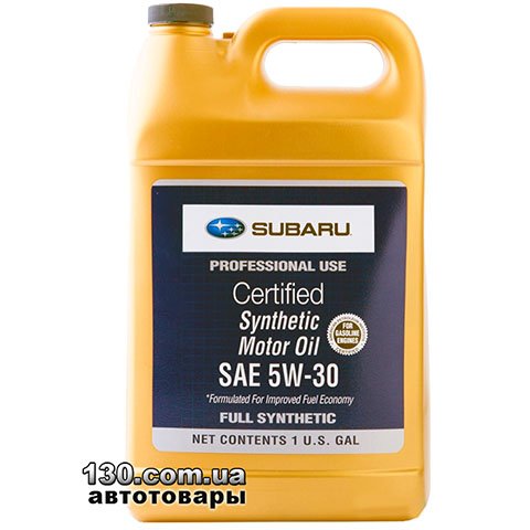 SUBARU Motor Oil 5W-30 — моторне мастило напівсинтетичне — 3.785 л