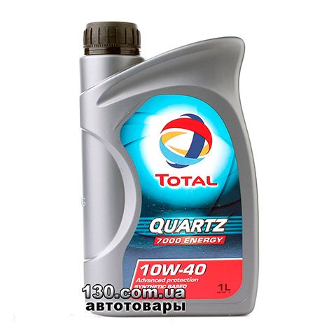 Total Quartz 7000 Energy 10W-40 — моторное масло полусинтетическое — 1 л