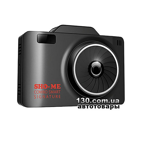 Автомобильный видеорегистратор Sho-Me Combo Smart Signature с антирадаром, GPS и дисплеем