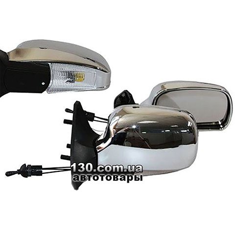 Vitol ЗБ 3109П — зеркало боковое с LED поворотом цвет хром для LADA Samara 08,09,13-15