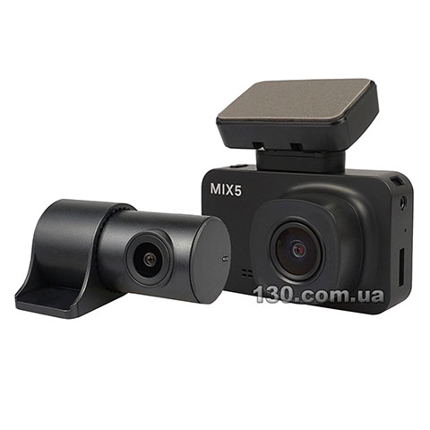 Sigma DDPai MIX5 GPS 2CH — автомобільний відеореєстратор з WDR, GPS, Wi-Fi, дисплеєм і двома камерами