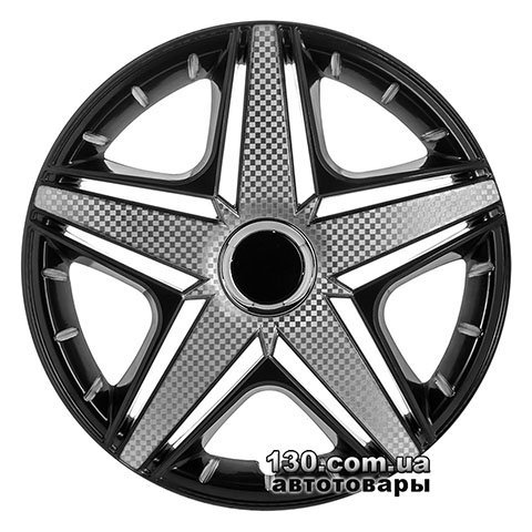 Wheel covers Star NHL Super Black PRO Chrom Carbon 14