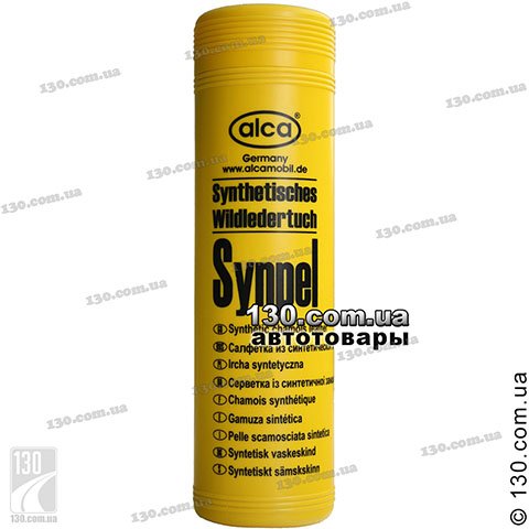 Alca 974 000 — салфетка из синтетической замши 40x40 в пенале
