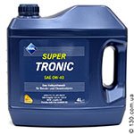 Моторное масло синтетическое Aral SuperTronic SAE 0W-40 — 4 л для легковых автомобилей