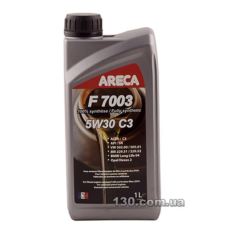 Моторное масло синтетическое Areca F7003 5W-30 C3 — 1 л