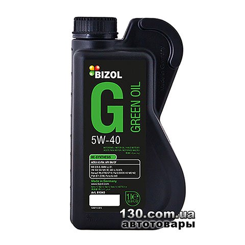 Моторне мастило синтетичне Bizol Green Oil 5W-40 — 1 л