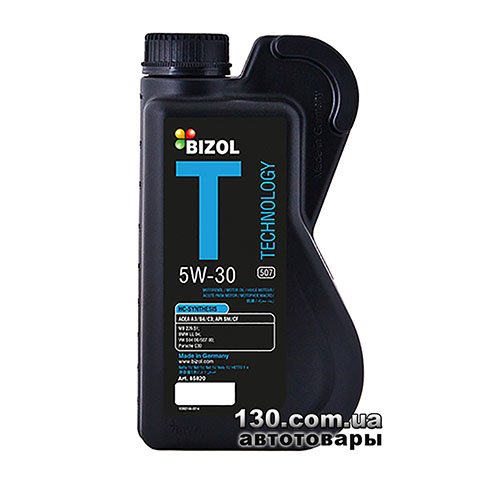 Bizol Technology 5W-30 507 — моторне мастило синтетичне — 1 л