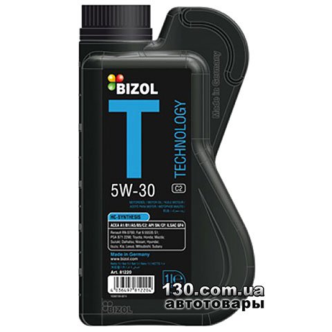 Bizol Technology 5W-30 C2 — моторное масло синтетическое — 1 л