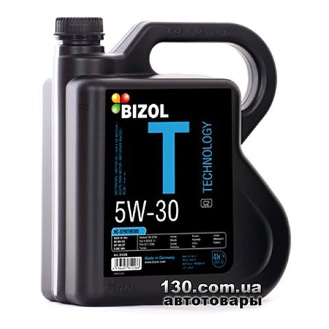 Bizol Technology 5W-30 C2 — моторне мастило синтетичне — 4 л