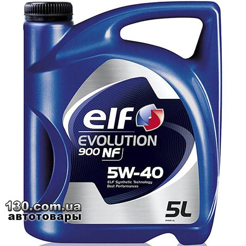 Synthetic motor oil ELF Evolution 900 NF 5W-40 — 5 l