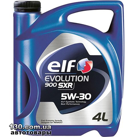 Synthetic motor oil ELF Evolution 900 SXR 5W-30 — 4 l
