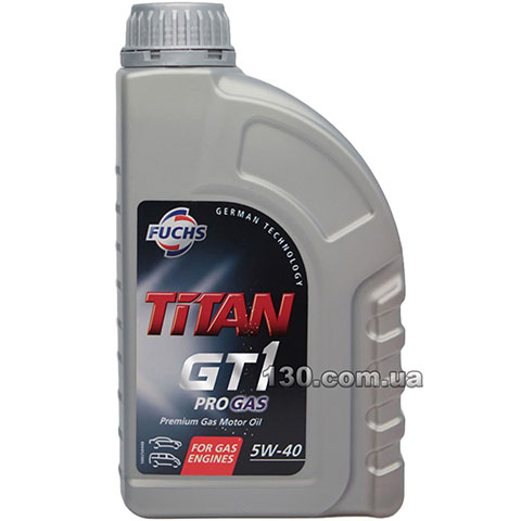 Synthetic motor oil Fuchs Titan GT1 5W-40 — 1 l