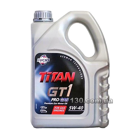 Fuchs Titan GT1 5W-40 — моторное масло синтетическое — 4 л