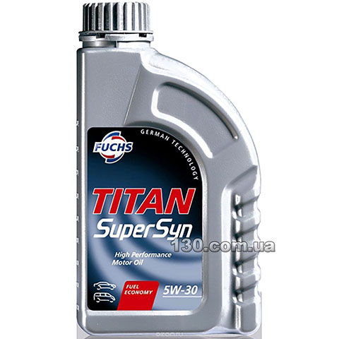 Моторное масло синтетическое Fuchs Titan SuperSyn 5W-30 — 1 л