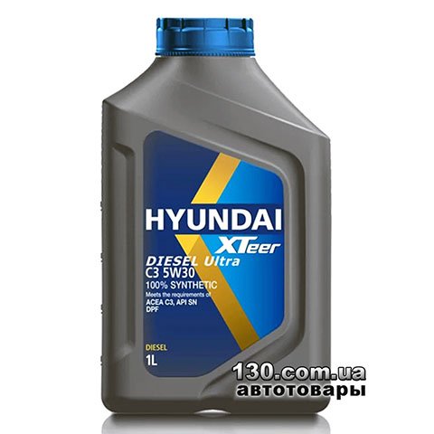 Hyundai XTeer Diesel Ultra C3 5W-30 — synthetic motor oil — 1 l
