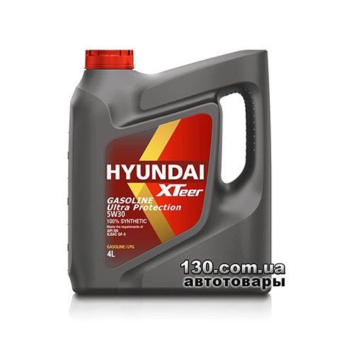 Моторне мастило синтетичне Hyundai XTeer Gasoline Ultra Protection 5W-30 — 4 л