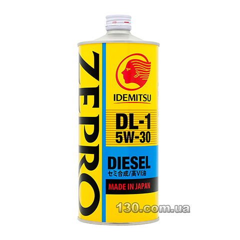 Synthetic motor oil Idemitsu Zepro Diesel DL-1 SAE 5W-30 — 1 l