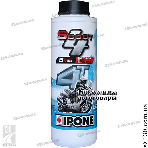 Synthetic motor oil Ipone Scoot 4 5W-40 — 1 L for 4-stroke motor scooters