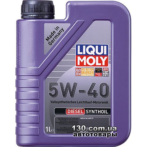 Моторне мастило синтетичне Liqui Moly Diesel Synthoil 5W-40 — 1 л