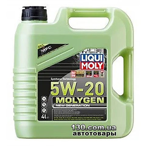 Liqui Moly Molygen New Generation 5W-20 — моторне мастило синтетичне — 4 л