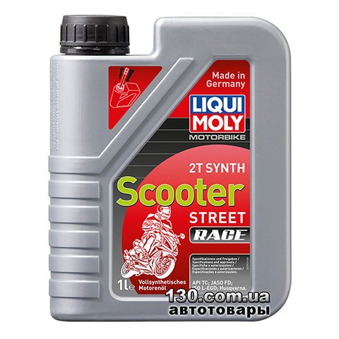 Моторне мастило синтетичне Liqui Moly Motorbike 2T Synth Scooter Street Race — 1 л