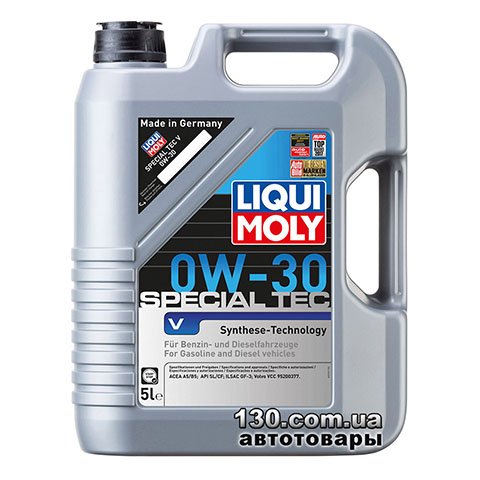 Synthetic motor oil Liqui Moly Special TEC V 0W-30 — 5 l