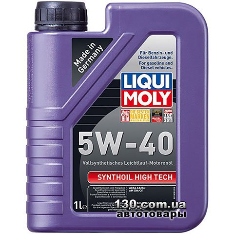 Моторное масло синтетическое Liqui Moly Synthoil High Tech 5W-40 — 1 л