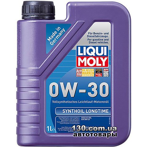 Моторне мастило синтетичне Liqui Moly Synthoil Longtime 0W-30 — 1 л