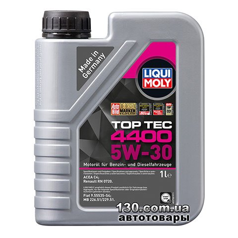 Моторное масло синтетическое Liqui Moly TOP TEC 4400 5W-30 — 1 л