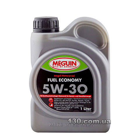Моторне мастило синтетичне Meguin Fuel Economy SAE 5W-30 — 1 л