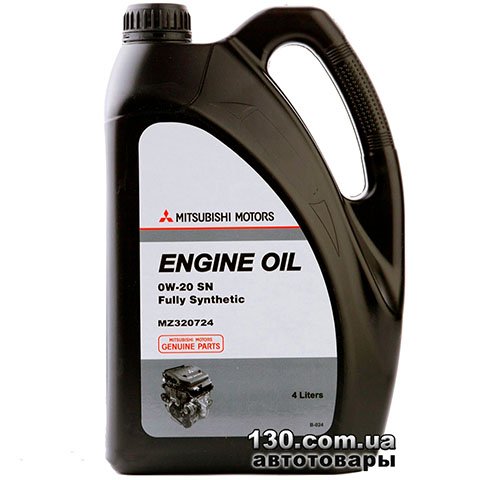 Mitsubishi Engine Oil 0W-20 — synthetic motor oil — 4 l